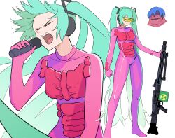 hatsune miku from vocaloid by yblndr