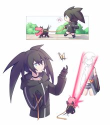 black rock shooter (character) from black rock shooter