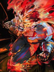 endeavor (boku no hero academia) from boku no hero academia