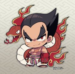 mishima kazuya from tekken by kotorai
