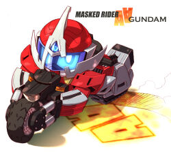 kamen rider accel from gundam by susagane