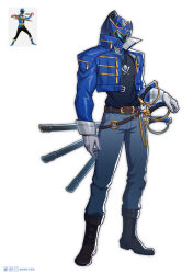 gokai blue from kaizoku sentai gokaiger by tongzhen ganfan