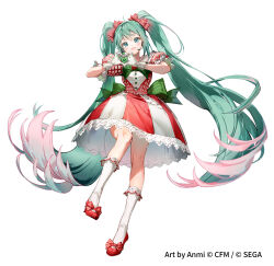 hatsune miku from vocaloid by anmi
