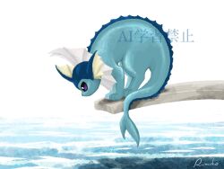 vaporeon from pokemon by rumiko (vertlapin96)