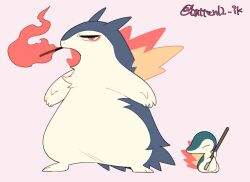cyndaquil from pokemon by mamebato