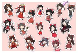 hakurei reimu from cookie (touhou)