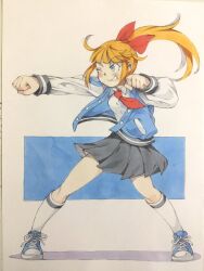 kyoko (kunio-kun) from kunio-kun series