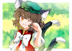 chen from touhou by qqqrinkappp