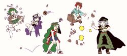 fujiwara no shirogane no sanra from brilliant pagoda or haze castle by chikafumikou