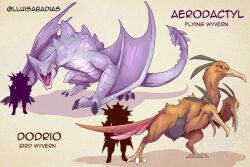 aerodactyl from monster hunter (series) by lluisabadias