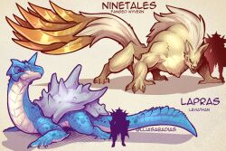 lapras from monster hunter (series) by lluisabadias