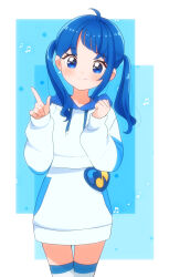 shigure kokoro from hirogaru sky! precure by kyanos (b 0000ff)