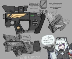 adepta sororitas from helltaker by lazer groove