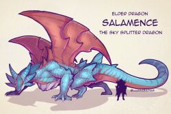 salamence from monster hunter (series) by lluisabadias