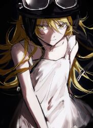oshino shinobu from bakemonogatari by moku (muooku)