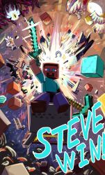crazy hand from minecraft