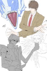 blue-eyes white dragon from death note
