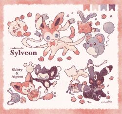 aipom from pokemon by mofucoffee