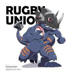 greymon (xros wars) from digimon