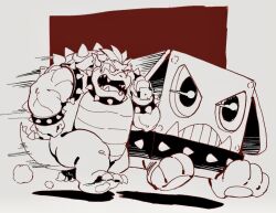 bowser from mario & luigi rpg