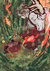 fujiwara no mokou from touhou