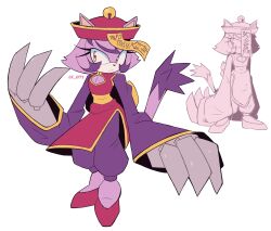 blaze the cat from darkstalkers