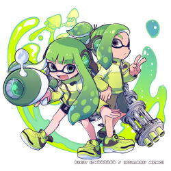 inkling from splatoon (series) by inumaru akagi