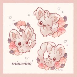 minccino from pokemon by mofucoffee