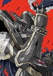 alphamon from digimon by sawa d