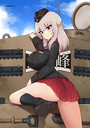 itsumi erika from girls und panzer by virus-g