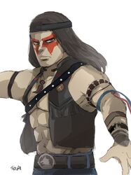 nightwolf from mortal kombat by setsura (artist)