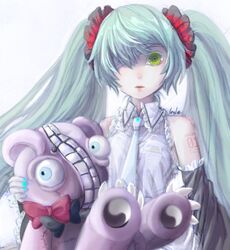 hatsune miku from tsumi to batsu (vocaloid) by leaf (lily123402)