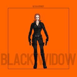 black widow from avengers: endgame