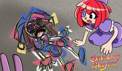 jax (the amazing digital circus) from bocchi the rock!