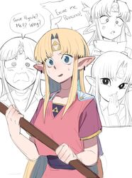 princess zelda from the legend of zelda by sho-n-d