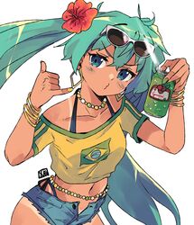 hatsune miku from vocaloid