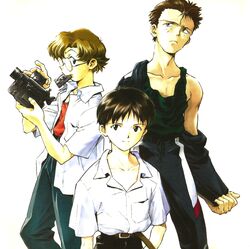aida kensuke from neon genesis evangelion by sadamoto yoshiyuki