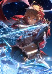 tartaglia (genshin impact) from genshin impact by yiyu qing mang