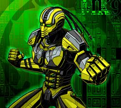 cyrax from mortal kombat by mog