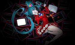 hatsune miku from vocaloid by oneselt