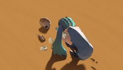 hatsune miku from vocaloid