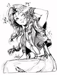 aerith gainsborough from final fantasy by kuroiitulip