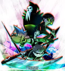billy (grim adventures) from soul eater by mythallica