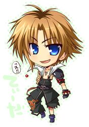 tidus from dissidia final fantasy by izumi makoto