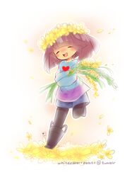frisk (undertale) from undertale by whitepaperrabbits