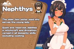 nephthys (lady and the papyrus) from lady and the papyrus by surio