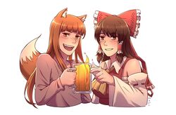 hakurei reimu from spice and wolf by royl