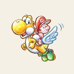 baby mario from super mario bros.