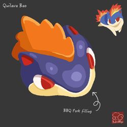 quilava from original by yuki00yo