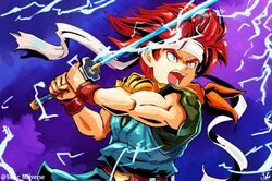 crono (chrono trigger) from chrono trigger by stoic seraphim